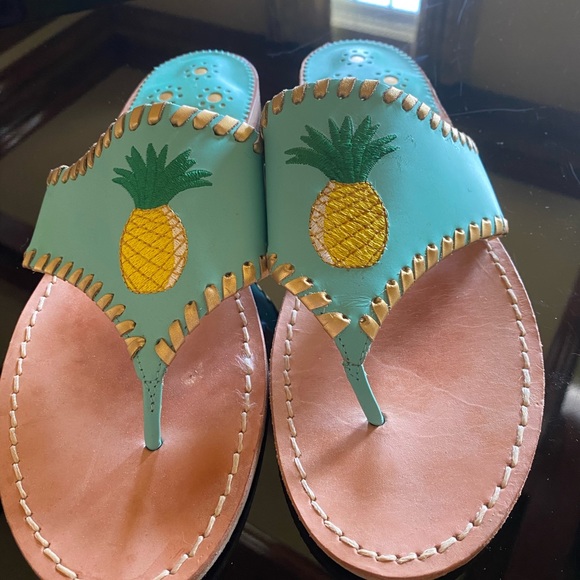 Jack Rogers | Shoes | Jack Rogers Pineapple Sandals | Poshmark